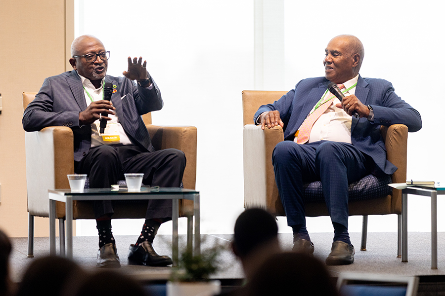 Living on Earth Host Steve Curwood and Dr. Robert Bullard