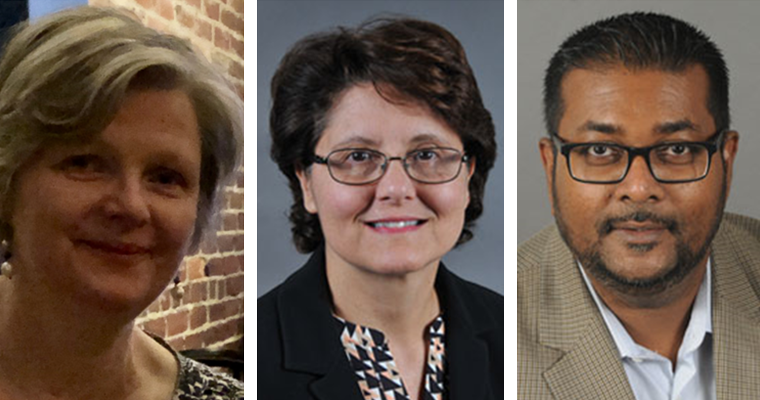 MOPC Staff: Rosalind Cresswell, Susan Jeghelian, and Madhawa Palihapitiya