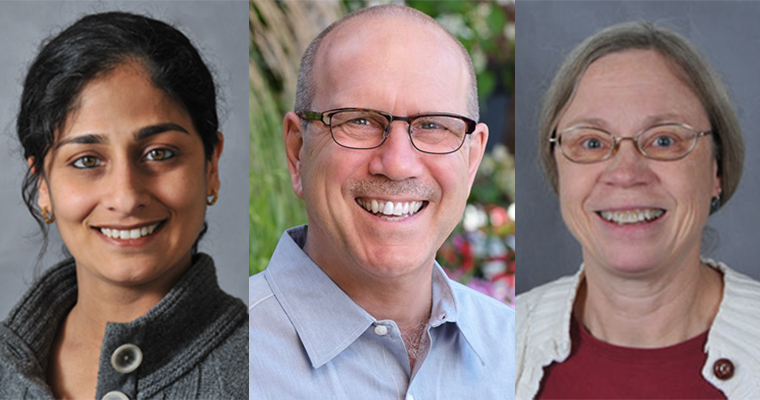 Pratima Prasad, Mark Warren and Laurel Wainwright