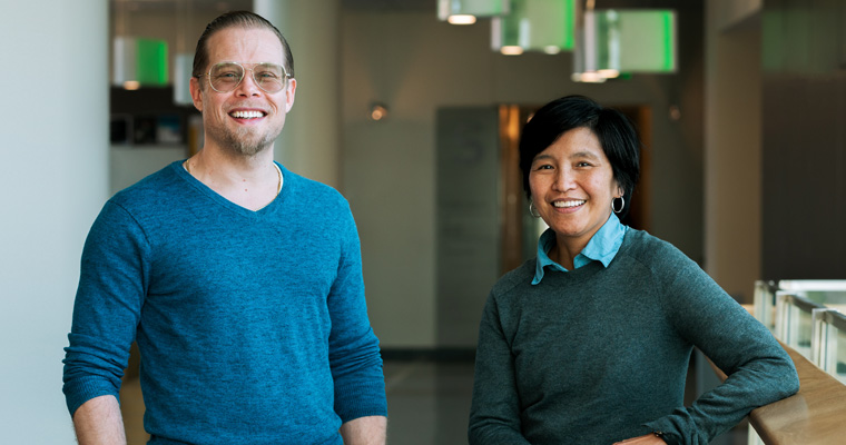 Daniel Haehn and Kim Hamad-Schifferli
